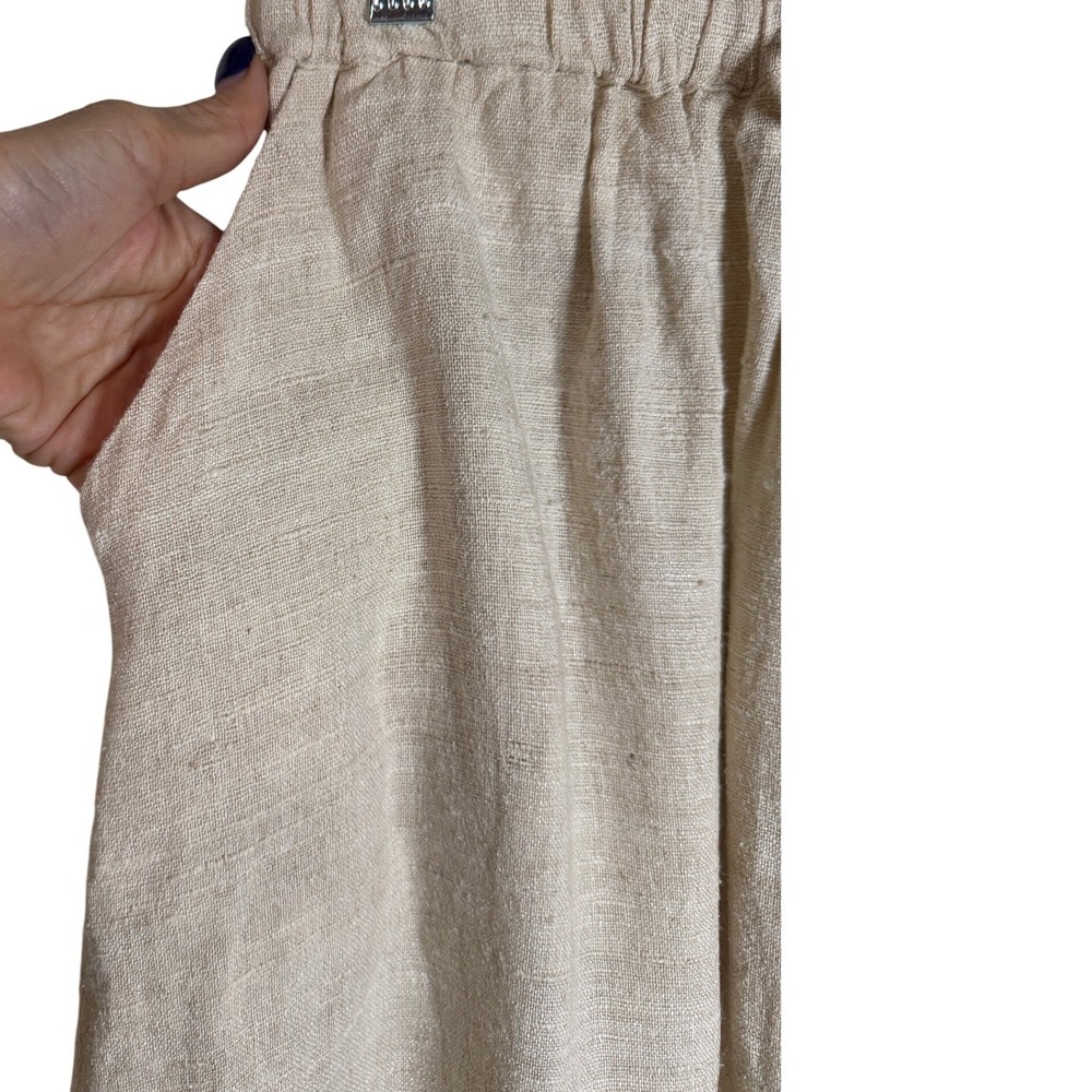 Elsa Esturgie Peace Silk Midi Skirt Size 6 European Vacation French Quiet Luxury - Picture 4 of 12